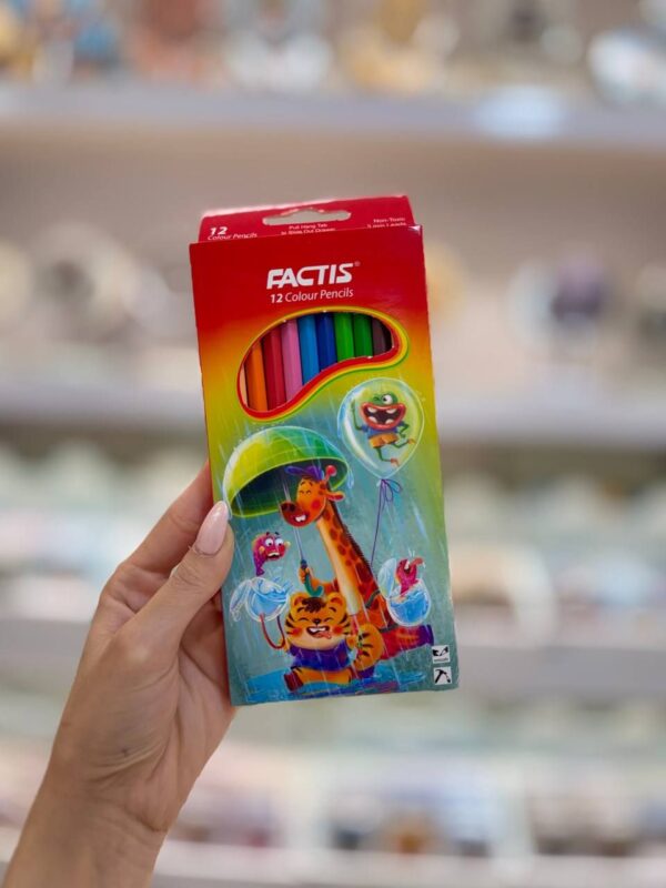 مدادرنگی 12 رنگ factis آقای تحریر