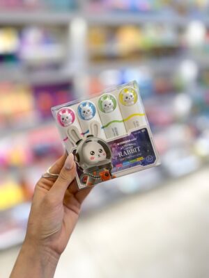 هایلایتر 4 تایی خرگوش CORONA